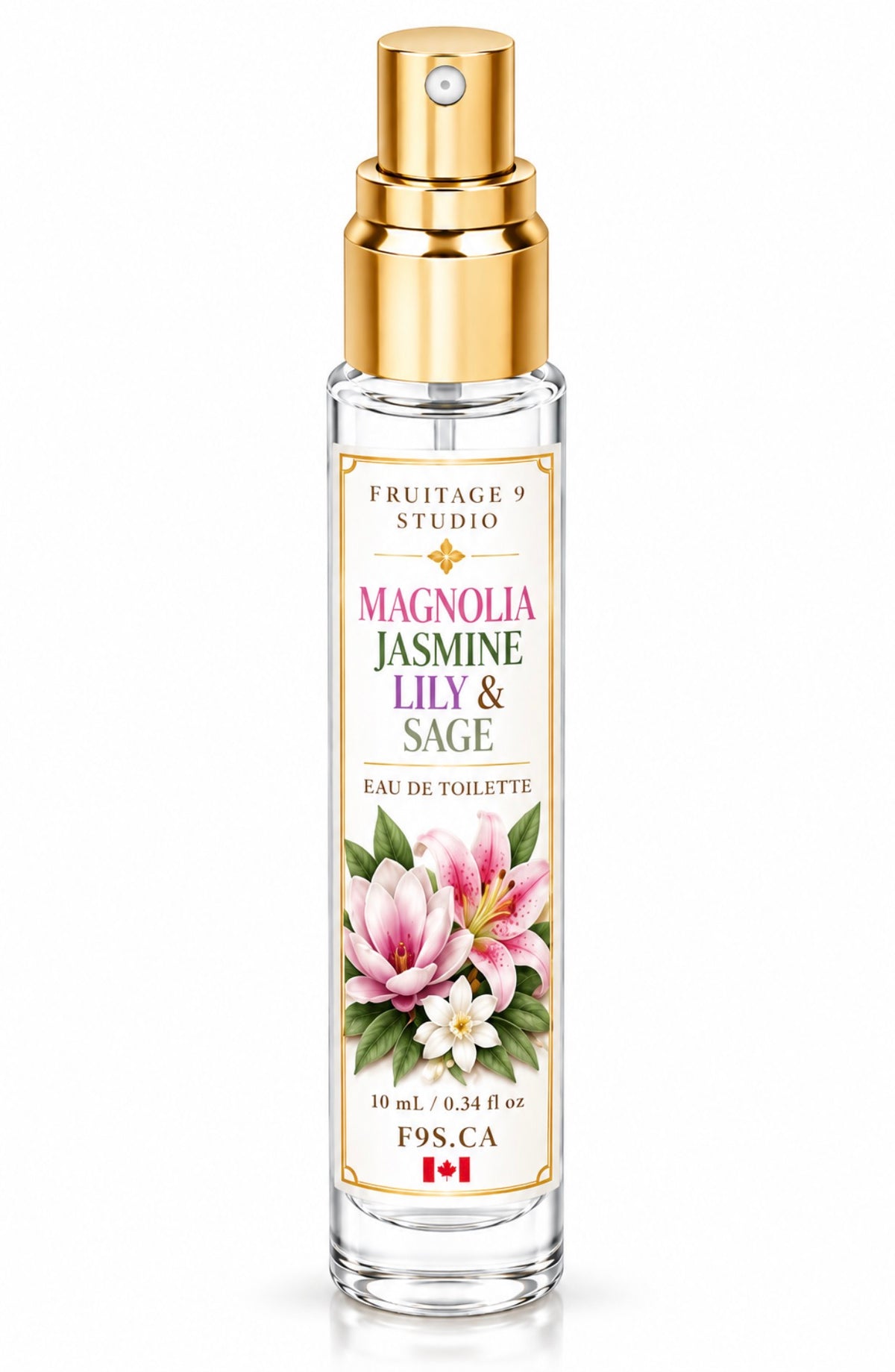 Fruitage 9 Studio Magnolia Jasmine Lily & Sage Eau De Toilette Fruitage 9 Studio
