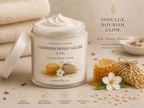 Cashmere Honey Allure by f9s Luxury Body Butter  Fruitage 9 Studio