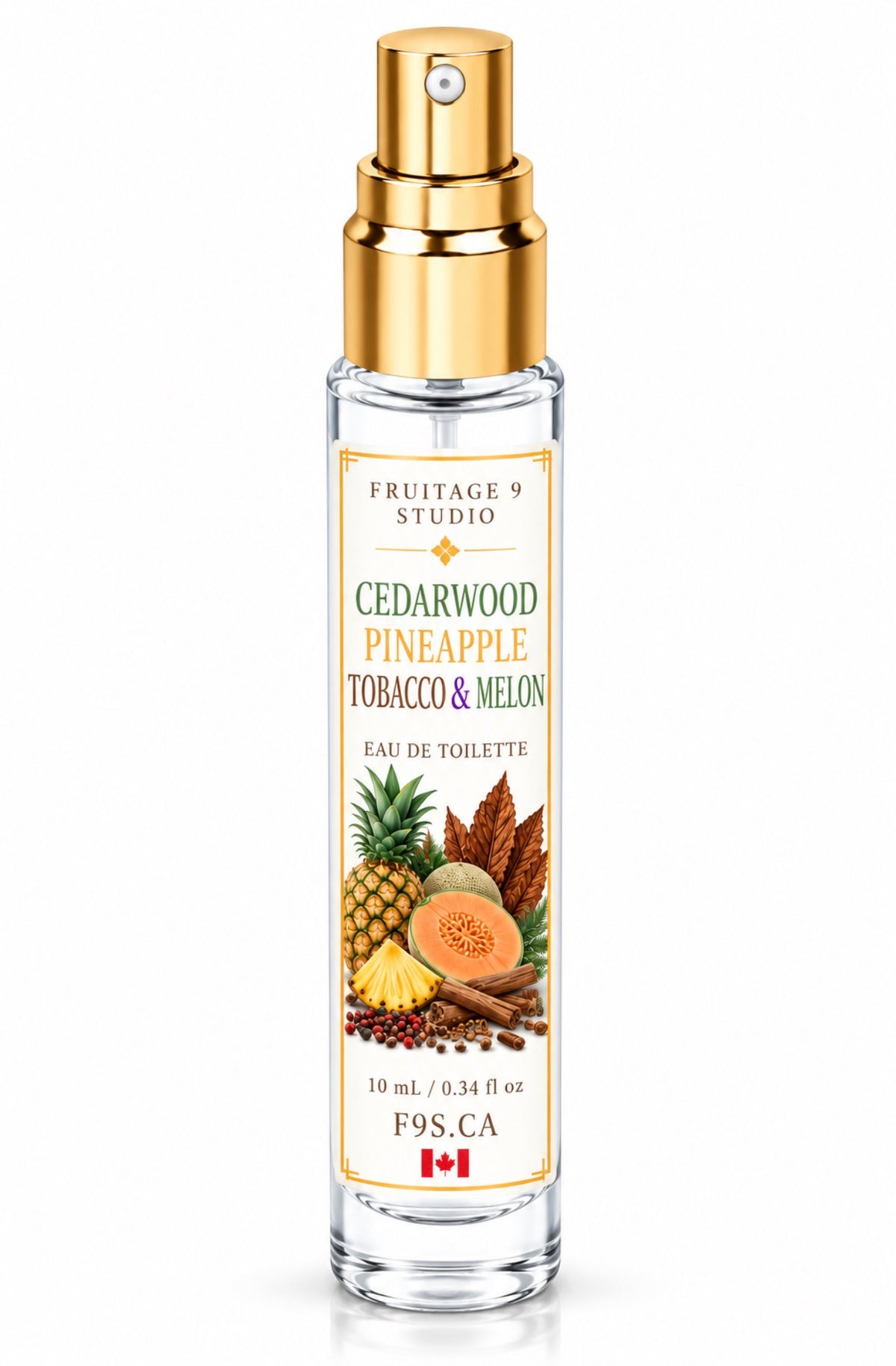 Fruitage 9 Studio Cedarwood Pineapple Tobacco & Melon Eau De Toilette  Fruitage 9 Studio