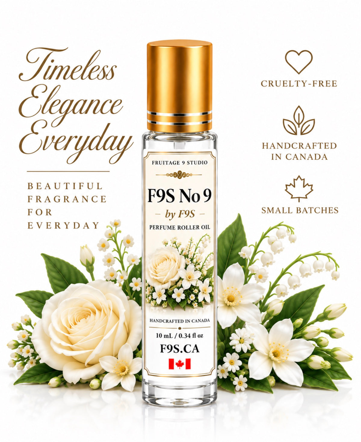 F9S NO 9 Handmade Perfume Oil Roller Fruitage 9 Studio