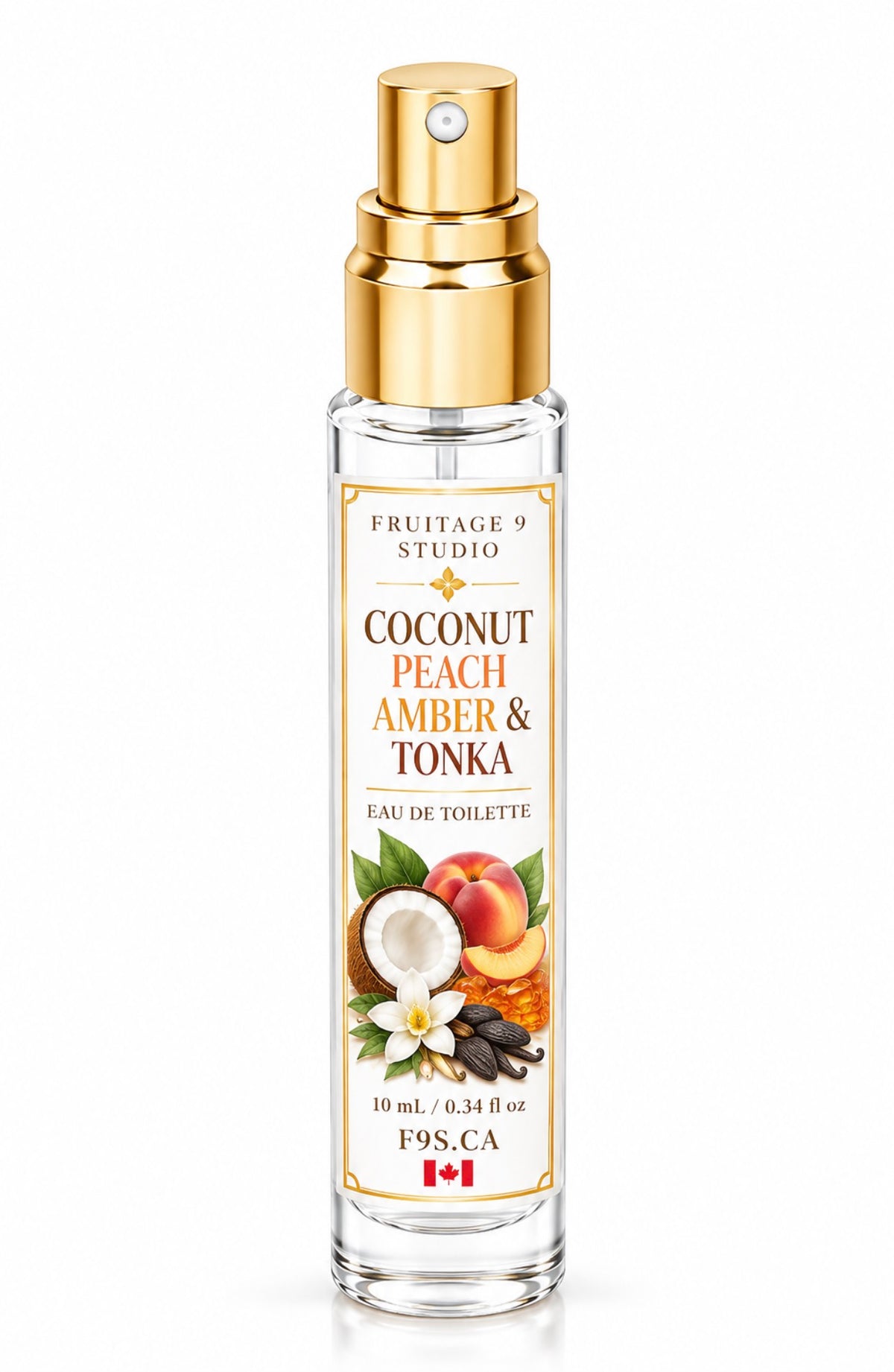 Fruitage 9 Studio Coconut Peach Amber & Tonka Eau De Toilette  Fruitage 9 Studio