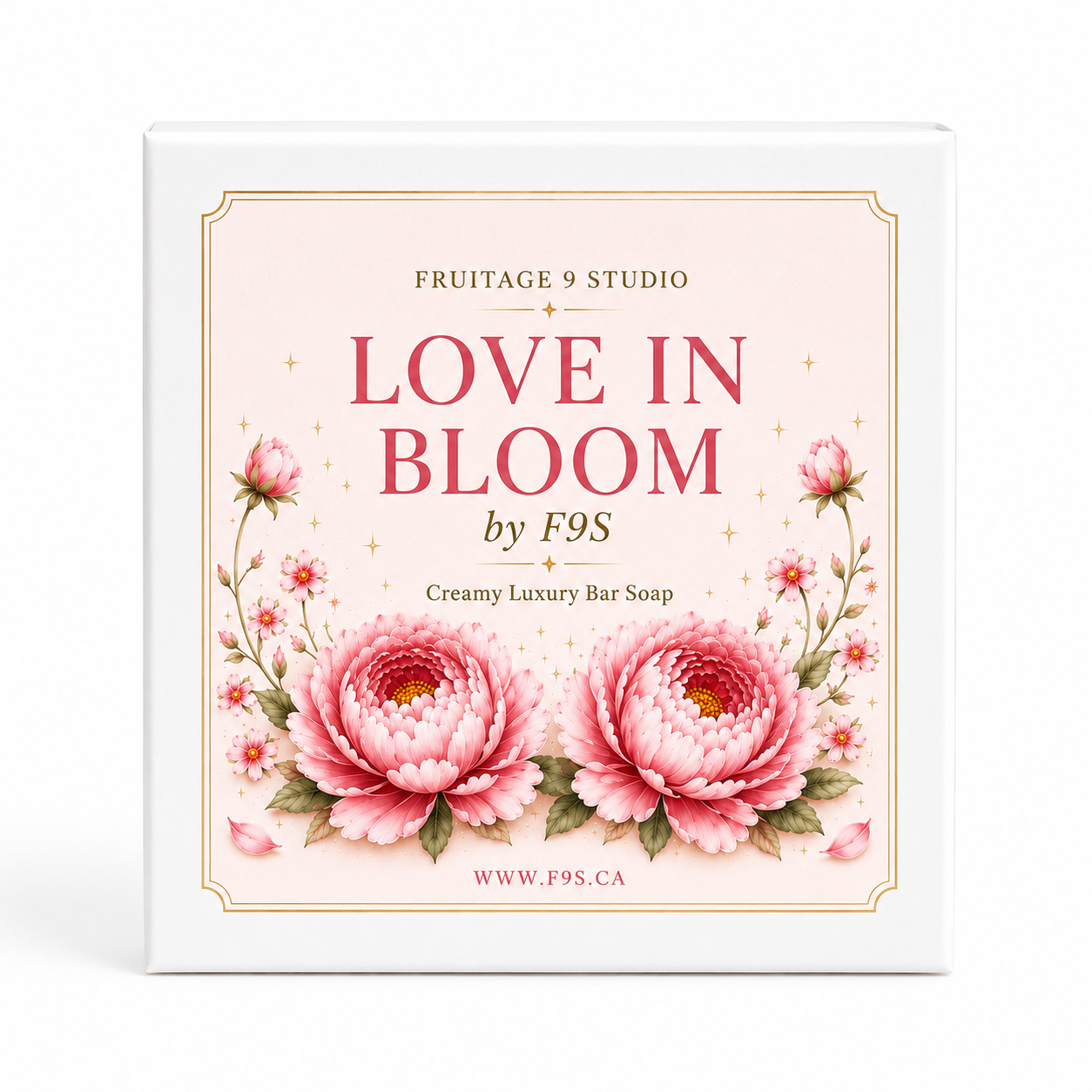 Love in bloom by F9S - Variants Available Luxury Plant Based Creamy Soap, Perfume Oil Roller & Set Fruitage 9 Studio