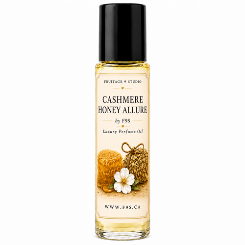 Cashmere Honey Allure by f9s luxury perfume roller oil  Fruitage 9 Studio