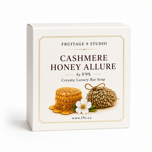 Cashmere Honey Allure by f9s  Luxury Plant Based Creamy Soap  Fruitage 9 Studio
