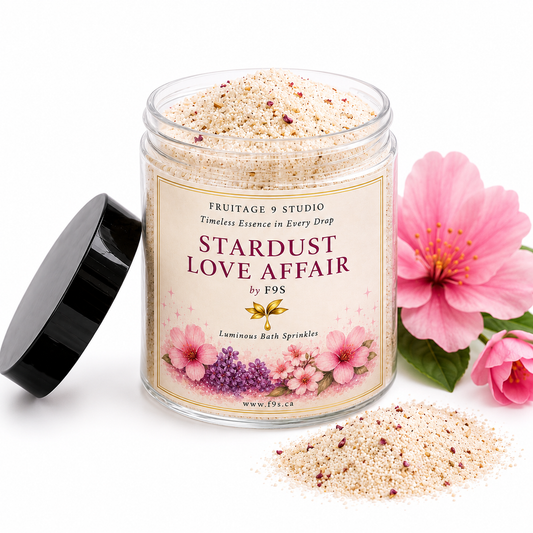 Stardust love Affair by f9s Luminous Bath Sprinkles  Fruitage 9 Studio