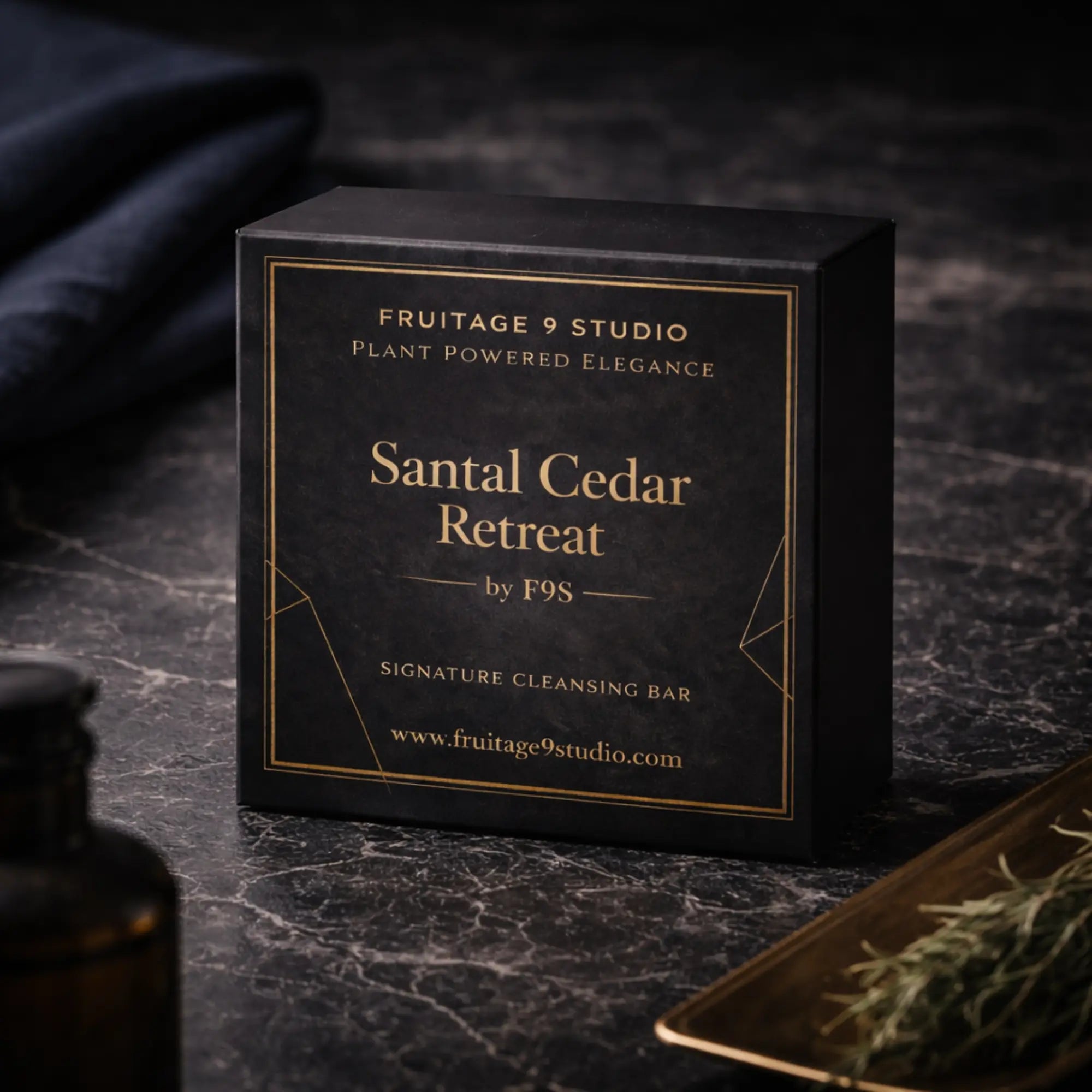 Santal Cedar Retreat by f9s Signature Cleansing Bar For Men Fruitage 9 Studio
