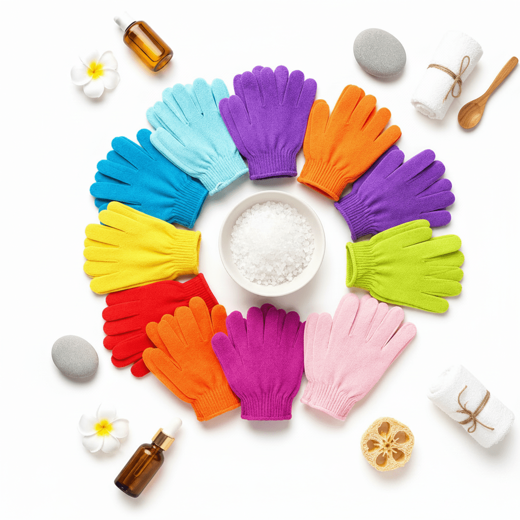 Exfoliating Spa Gloves - Fruitage 9 Studio