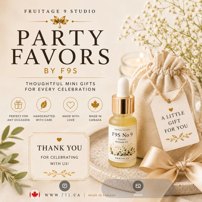Fruitage 9 Studio Mini Event Favors - Fruitage 9 Studio
