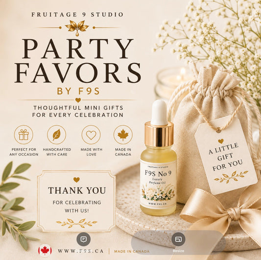 Fruitage 9 Studio Mini Event Favors - Fruitage 9 Studio