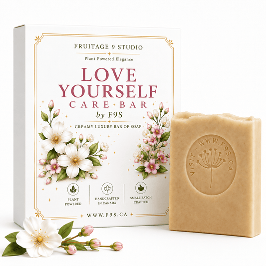 Love Yourself Care Bar by F9S Creamy Luxury Soap - Fruitage 9 Studio
