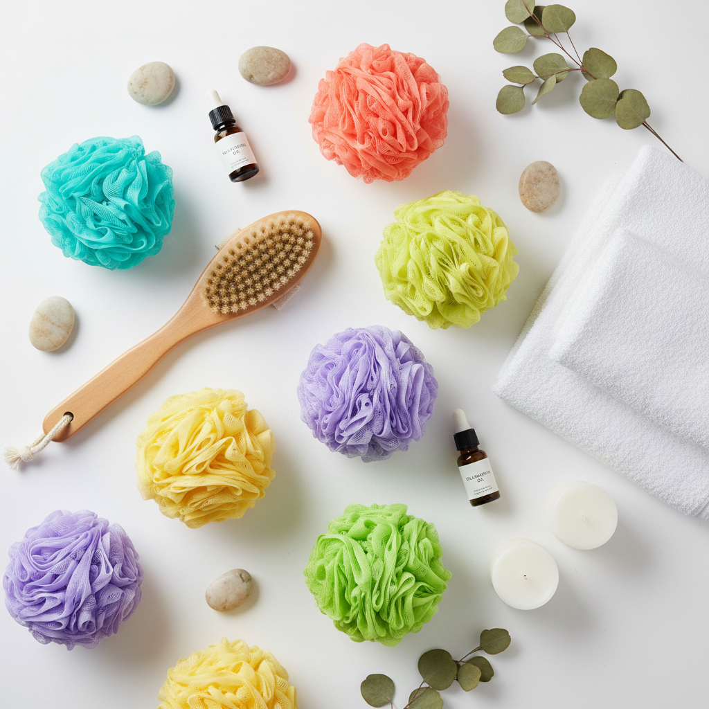 Loofah and soap bundle  Fruitage 9 Studio