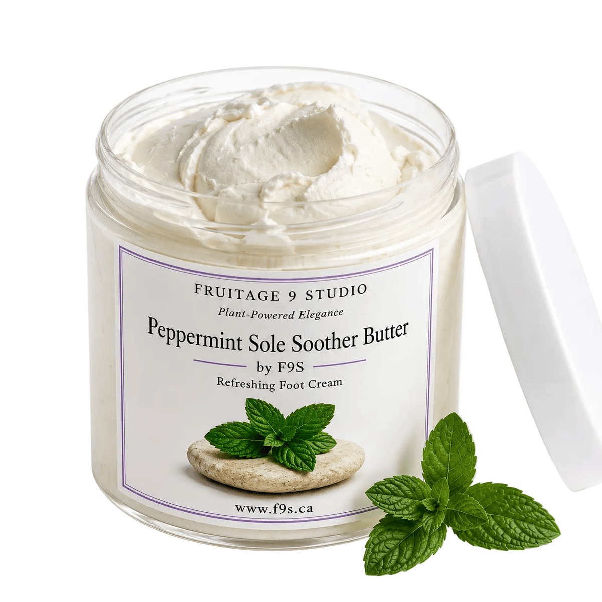 Peppermint Sole Foot Cream - Fruitage 9 Studio