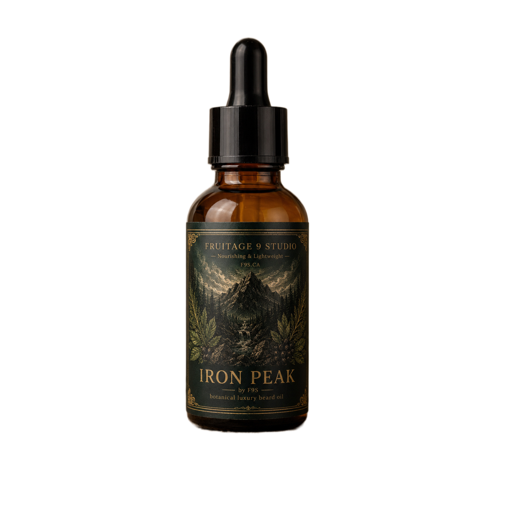 Iron Peak by f9s premium beard oil - launching 10th June - preorders welcome  Fruitage 9 Studio