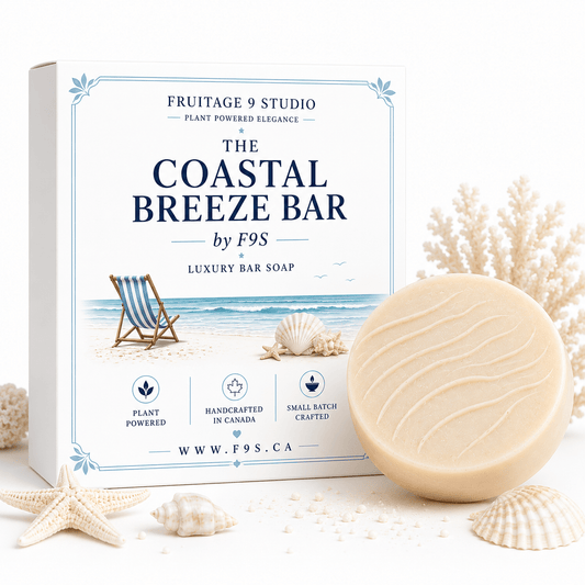 The Coastal Breeze Bar by F9S Luxury Bar Soap 2 for $15 - Fruitage 9 Studio