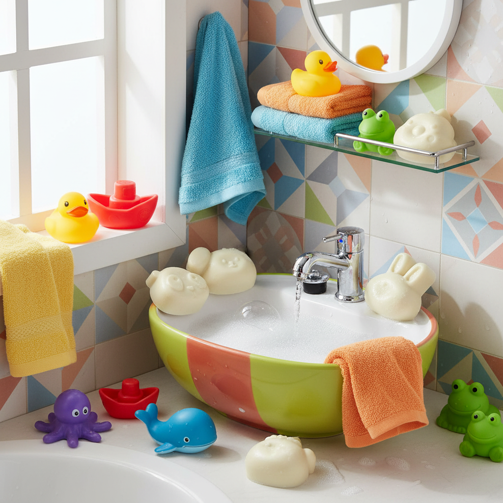 White Kids Soap 4